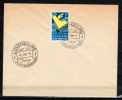 1954, Foire De Luxembourg Sur Lettre,483 Avec Cachet Foire Internationale Luxembourg - Lettres & Documents