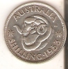 MONEDA DE PLATA DE AUSTRALIA DE 1 SHILLING DEL AÑO 1953  (COIN) SILVER,ARGENT - Shilling