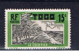 RT Togo 1924 Mi 70 Mng Kokospalmen - Other & Unclassified