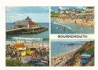 Cp, Angleterre, Bournemouth, Multi-Vues, Voyagée 1976 - Bournemouth (depuis 1972)