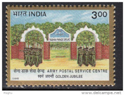 India MNH 1998,  Army Postal Training Centre, Kamptee, Militaria, Post - Nuevos