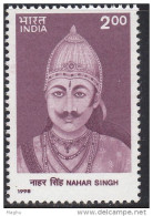 India MNH 1998, Nahar Singh, Sikh Leader, - Neufs