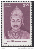 India MNH 1998, Nahar Singh, Sikh Leader, - Nuovi