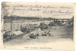 Paris 13ème Arr (75) : Chargement Du Sable Et Du Bois Quai De La Gare, Actuellement Quai F. Mauriac En 1904 (animée). - Distrito: 13