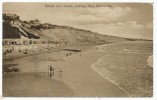 Beach And Sands, Looking East, Boscombe, 1928 Postcard - Otros & Sin Clasificación