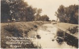 Umatilla OR Oregon, Umatilla Project Storage Feed Canal, On C1900s/10s Vintage Real Photo Postcard - Andere & Zonder Classificatie