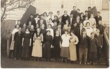 Cottage Grove OR Oregon, 7th And 8th Grade Class Picture, School, C1910s Vintage Real Photo Postcard - Altri & Non Classificati