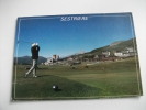 Giocatore Golf In Azione Sul Campo Da Golf Da 18 Buche Del Sestriere Piemonte Italy - Golf