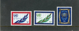 UNITED NATIONS - NEW YORK   - 1970  25th ANNIVERSARY OF UNO   SET MINT NH - Unused Stamps