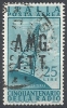 1947 TRIESTE A USATO POSTA AEREA RADIO 25 LIRE - RR10781 - Luftpost