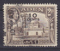 Aden 1951 Mi. 38      10 C Auf 2 A King George VI. & Aidrus Mosque Overprinted - Aden (1854-1963)