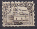 Aden 1939 Mi. 20      2 A King George VI. & Aidrus Mosque - Aden (1854-1963)