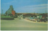 Flin Flon Manitoba Canada, Huson Bay Mining & Smelting Company, Mine, Autos, 1950s Vintage Postcard - Other & Unclassified