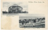 Halifax Nova Scotia Canada, Martello Tower, View From Citadel To George's Island, C1900s Vintage Private Postcard - Halifax