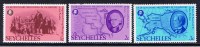 SY+ Seychellen 1976 Mi 375-77 Mnh Geschichte Der USA - Seychelles (1976-...)