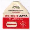 LAMETTA DA BARBA - SCHICK BIANCA - ANNO 1955-60 - Razor Blades