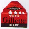 LAMETTA DA BARBA -GILLETTE THIN - ANNO 1930-40 - Scheermesjes