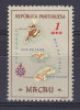 Macau 1956 Mi. 406     1 A Landkarte Map MH* - Ongebruikt