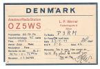 CARTE RADIO QSL - DANEMARK - DENMARK - SKIVE - 1947. - Radio-amateur