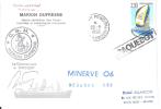 8446  MARION DUFRESNE - MINERVE 06 - DJIBOUTI - PAQUEBOT - Covers & Documents