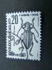 OBLITERE FRANCE ANNEE 1982 TIMBRES TAXE N°104 OBLITERATION RONDE INSECTE COLEOPTERE - 1960-.... Gebraucht