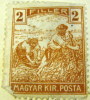 Hungary 1916 Harvesters 2f - Mint Damaged - Unused Stamps