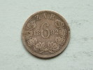 1892 - 6 PENCE / KM 4 ( For Grade, Please See Photo ) ! - South Africa