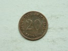 1874 C - 20 PFENNIG / KM 5 ( For Grade, Please See Photo ) ! - 20 Pfennig