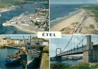 ETEL  (56)  Multi Vues - 4 Vues: Plage Et Ports   Cccc - Etel