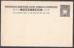 Kec031 British East Africa (Kenya) 1893, H & G #2, 1 Anna Preprinted Postcard Unused - África Oriental Británica