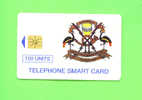 UGANDA  - Chip Phonecard/Coat Of Arms 100 Units  No Issue Number - Oeganda