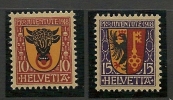 SWITZERLAND - 1918  PRO JUVENTUDE   - Yvert # 168/169 - MINT (LH) - Nuevos