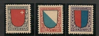 SWITZERLAND - 1920  PRO JUVENTUDE   - Yvert # 176/178 - MINT NH - Nuevos