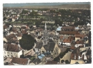 Vernouillet (78) : Vue Aérienne Du Centre, Au Niveau De L'église En 1950 (animée). - Vernouillet