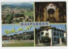 {44247} 64 Pyrénées Atlantiques Hasparren , Multivues ; Vue Générale , Eglise , Parc Des Sports , Maison Francis Jammes - Hasparren