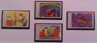 Greece 2000 Childrens Paintings Set MNH P0032 - Unused Stamps