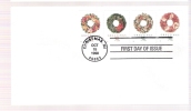 FDC Christmas 1998 4 Stamp Set - 1991-2000