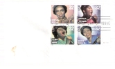 FDC Block Of 4 - Gospel Singer  - Stained - 1991-2000