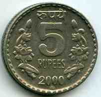 Inde India 5 Rupees 2000 MMD KM 154.1 - India