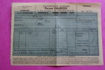 Titre De Transport Rapide Florent D. -La Gavotte Bouches-du-Rhône Ex Destinataire Istres 13 Récépissé - Otros & Sin Clasificación