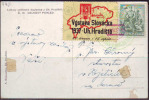 SLOVAKIA - SLOVENSKO  -VYSTAVA  SLOVACKA - Uh.Hradište  - 1937 - Cartas & Documentos