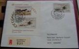 ==UNO GENF  1985 R- BRIEF - Storia Postale