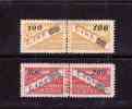 SAN MARINO 1948/50   Parcel Post  Overprinted  Sassone Cat N° 33/34  Mint Hinged  (scarce Set) - Spoorwegzegels