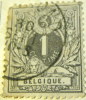 Belgium 1884 Belgian Lion 1c - Used - 1869-1888 Lion Couché