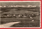 12 / 7 / 17   - 5051  LIGNIÈRES  - Vue Panoramique Et Les Alpes  - CPSM - Lignières