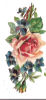 Decoupis Fleur Chocolaterie De La Drôme Tain 26 Rose - Fiori