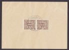 Denmark FÅBORG 8.12.1956 Debetseddel Franked W. Postage Due Stamps Portomarken Mi. 31 (2 Scans) - Port Dû (Taxe)