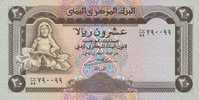 YEMEN  ARAB  REPUBLIC     20  RIALS  1.995  1995   SC/UNC    KM#25        DL-8711 - Yemen