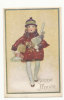 Bonne Année. Petite Fille, Cadeaux Et Gui Dans La Neige. Signée Bompard. 1919 - Bompard, S.