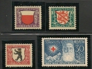 SWITZERLAND - 1928  PRO JUVENTUDE   - Yvert # 231/4 - MINT LH - Neufs